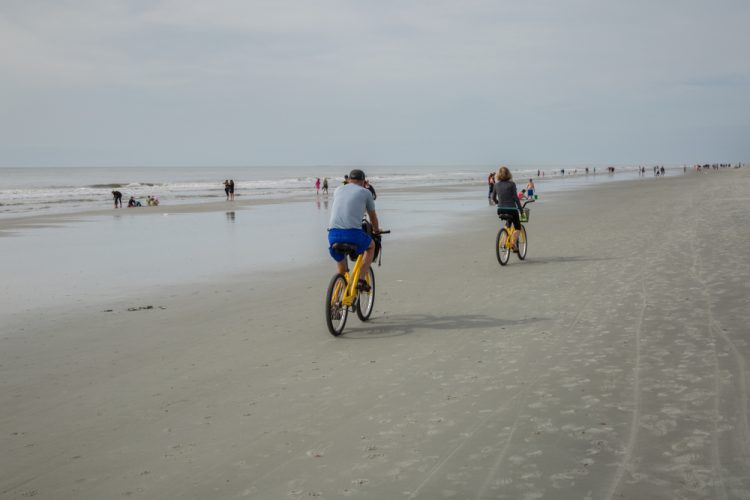 Biking at Hilton Head Beach