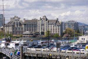 The Victoria waterfront