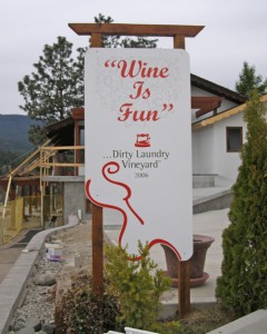 Dirty Laundry Winery in Summerland