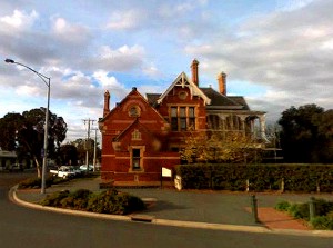 Former National Bank building in Euroa, Victoria