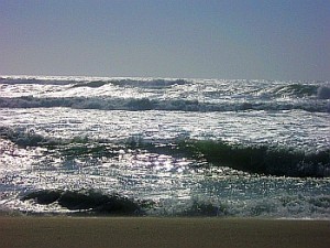 Oregon coast waves