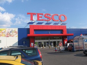 Tesco, store, shopping, shop, big box store, department store, Poland, Mielec, Polish, large corporation