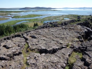 The sprawling Thingvellir Lake, Iceland, park