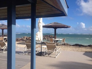 View From Beach Bar Nisbet Plantation Nevis