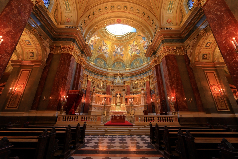 St. Stephen's Basilica, a Roman Catholic place of worship