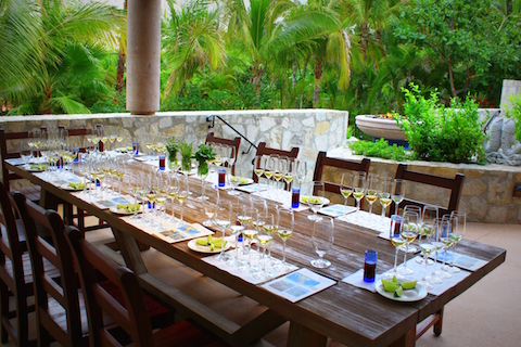 Tequila tasting in the Herb Garden (Credit: One&Only Palmilla)