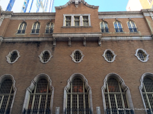 Exterior of Gusman Center for the Performing Arts on E. Flagler Street (c. 1926) (Credit: Jerome Levine)