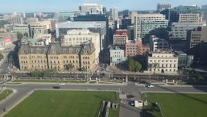 A view over Ottawa city center