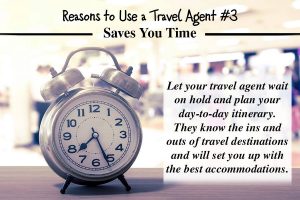 Reason to use a travel agent