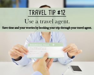 Reason to use a travel agent