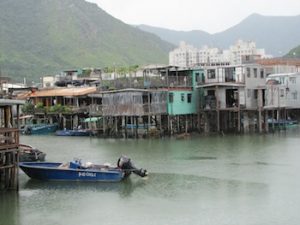 Stilt houses at Tai O fishing village