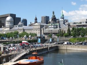 The harbor in Montreal