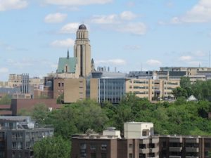 The Montreal skyline