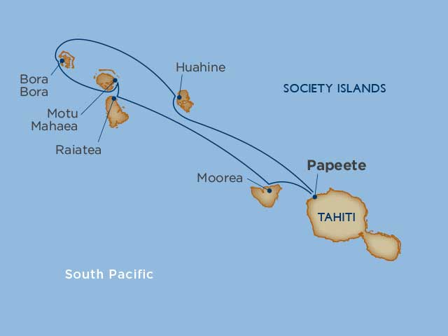 Dreams of Tahiti Map