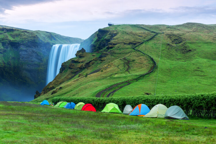 Camping in Iceland