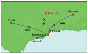 Costa del Sol Group Escape Map