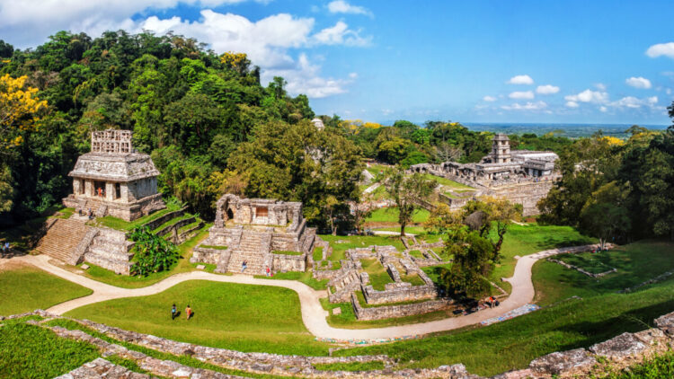 Mayan Ruins In Palenque