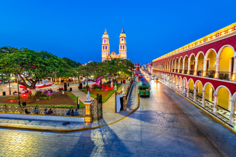 Campeche, Mexico, Independence Plaza 