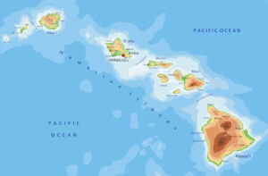 Map of Hawaii