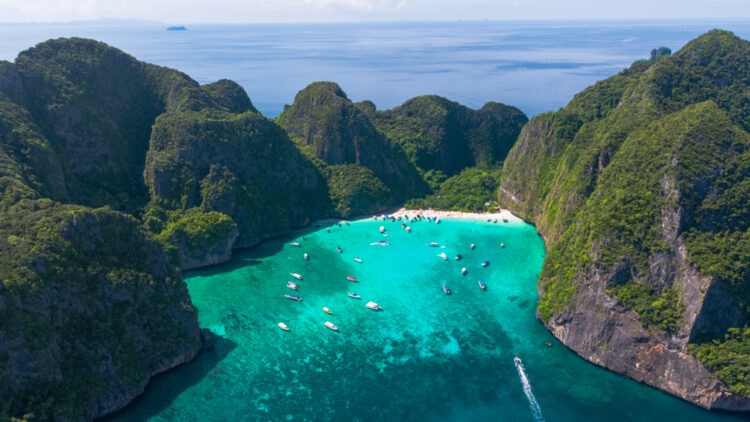 Maya Bay, Phi Phi islands, Thailand