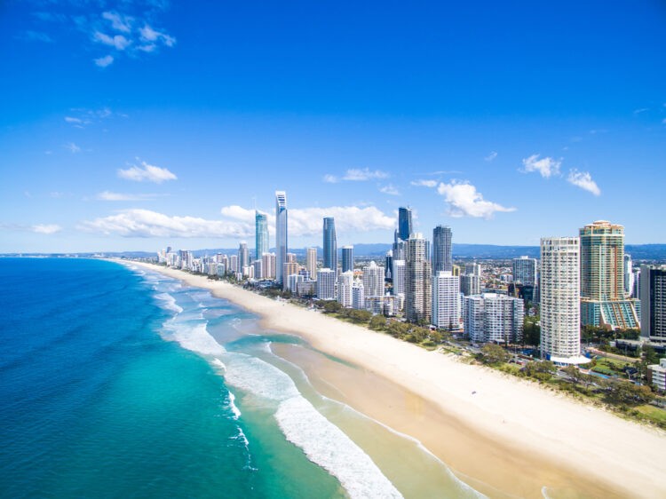 Surfers Paradise on the Gold Coast, Australia