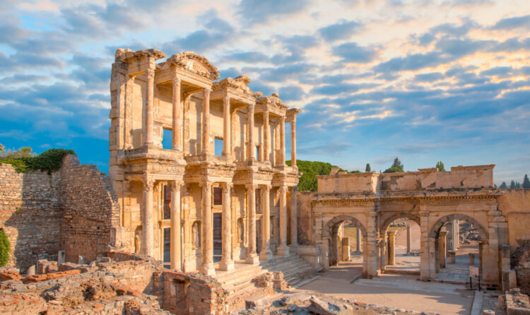 Celsus Library in Ephesus - Selcuk, Turkey