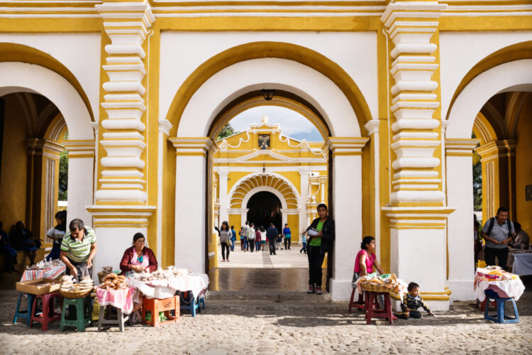 Building in Antigua Guatemala