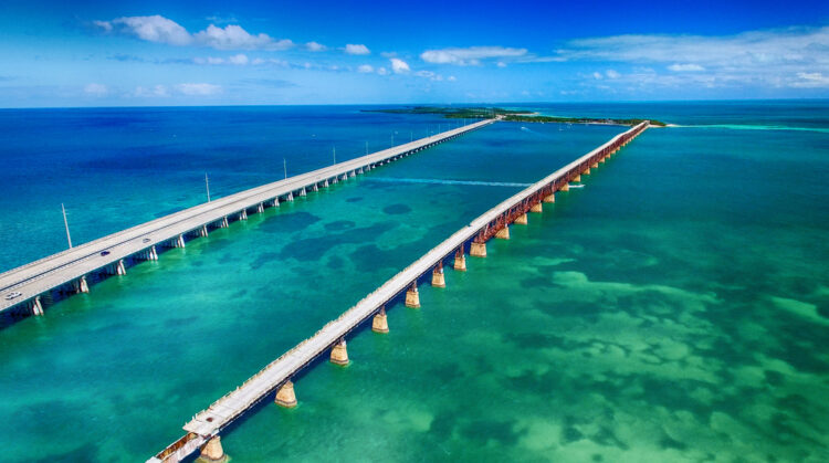 Road Connecting the Keys in Florida