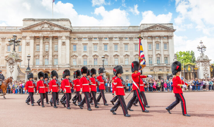 Buckingham Palace changing of the guard