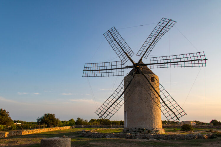 The old mill of La Mola Formentera-Spain