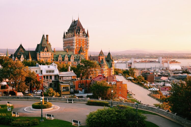 Frontenac Castle in Old Quebec City 