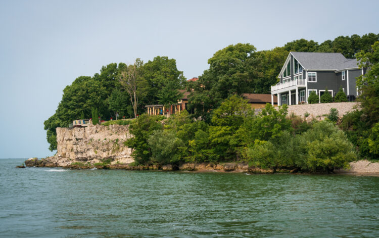 View from aboard the ferry at Put-in-Bay, Ohio