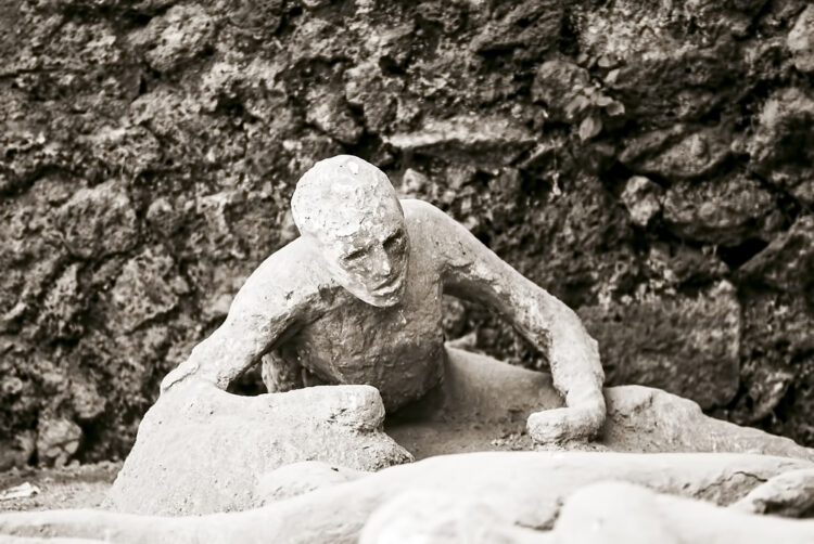 A victim of Pompeii