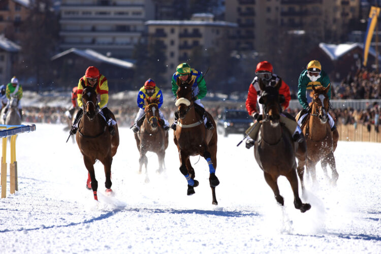 White Turf horse races in St. Moritz