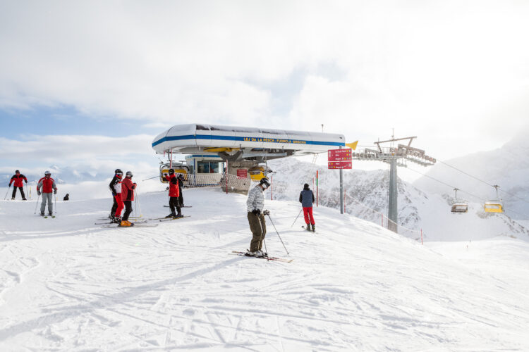 Snow maching at St. Moritz