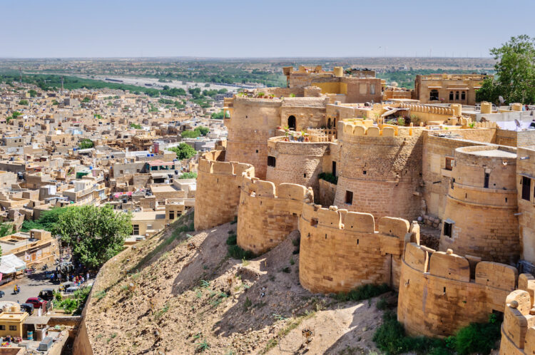 Jaisalmer city from Golden Fort of Jaisalmer