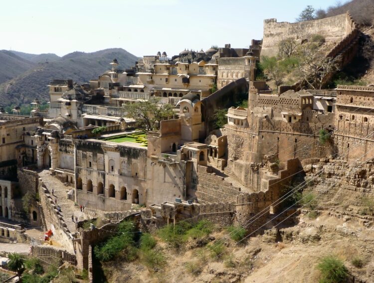 Bundi palace fort in India