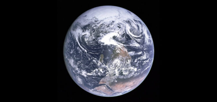 The earth from outer space