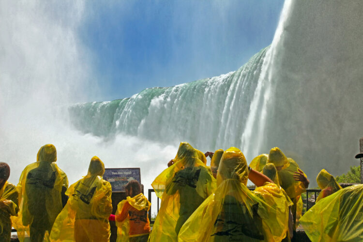 Travelers on the Maid of the Mist