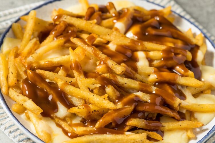 Canadian Poutine Gravy French Fries