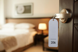 Hotel Room door