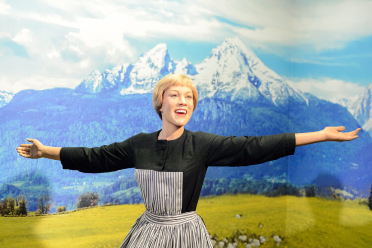 Julie Andrews as Maria von Trapp from the Sound of Music, Madame Tussauds wax museum in Vienna