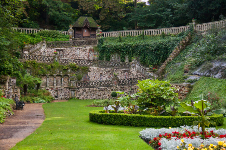 Plantation Garden in the heart of the city centre in Norwich