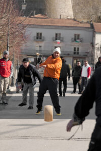 Ruzzola’ national championships, a Pecorino cheese-rolling race.