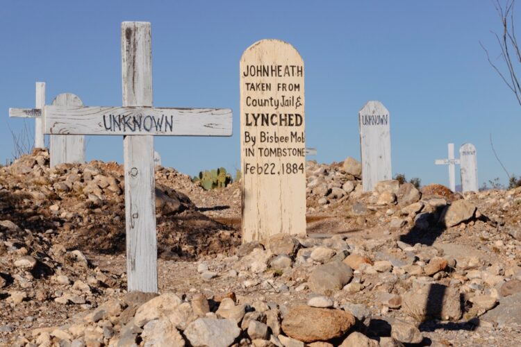 Boot Hill Arizona Grave Marker
