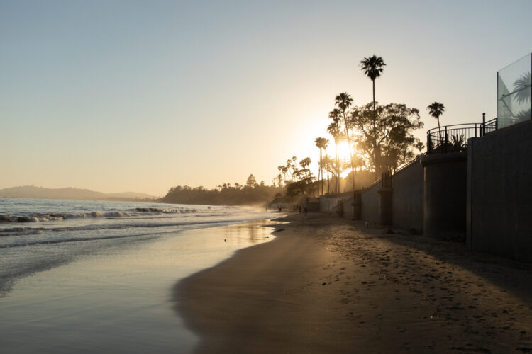 Beach in Montecito, Santa Barbara