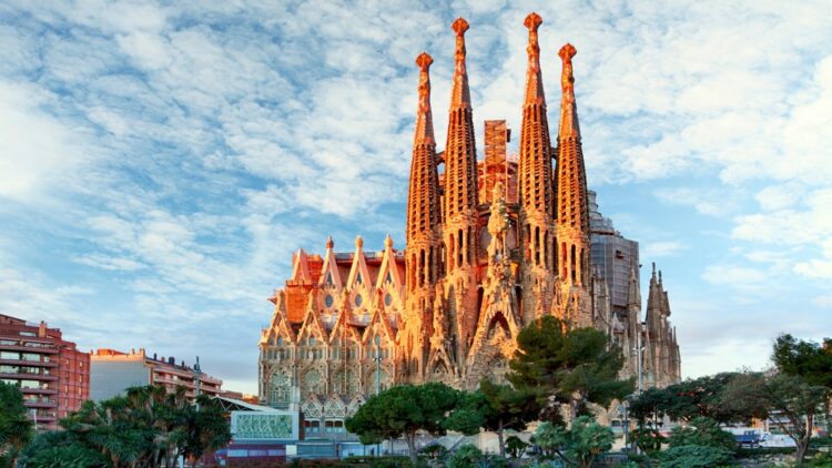 Barcelona,Spain,SagradaFamilia Basilica