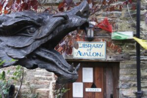 The library of Avalon in Glastonbury