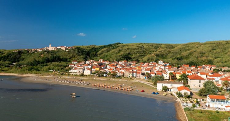 Dalmatian island of Susak village and harbor