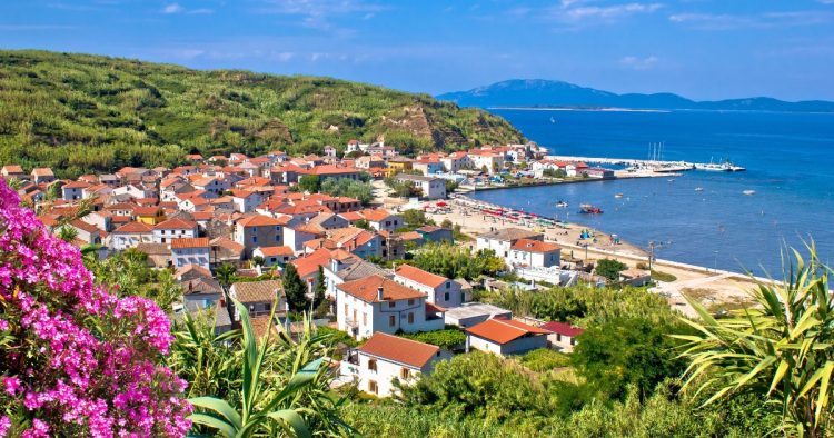 Dalmatian island of Susak village and harbor